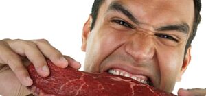 Eating meat to increase potency