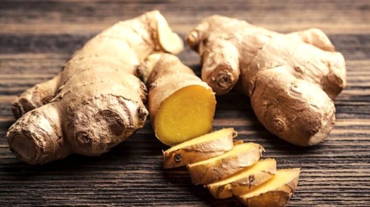 Ginger root to increase strength